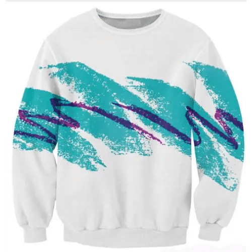 90s - Inspired Bold Crewneck Sweater for Unique Style - Cosparty