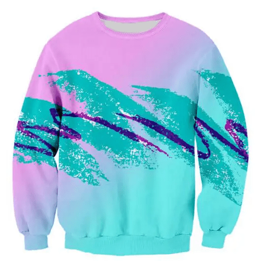 90s - Inspired Bold Crewneck Sweater for Unique Style - Cosparty