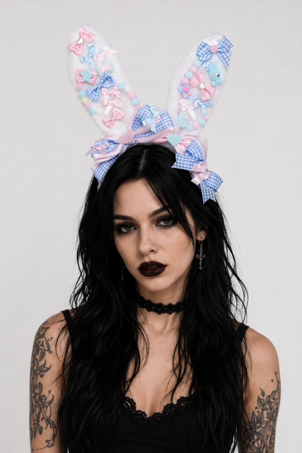 Pastel Fairy-Kei Bunny Ears for Kawaii Cuties New Condition Instock Blue