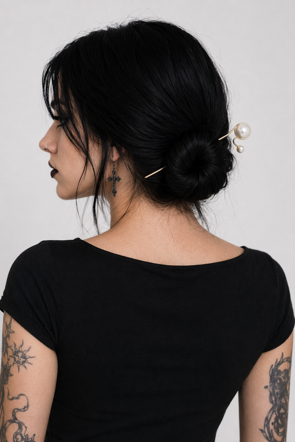 Dainty Floral Ceramic Hair Claw Clip for a Unique Style 25