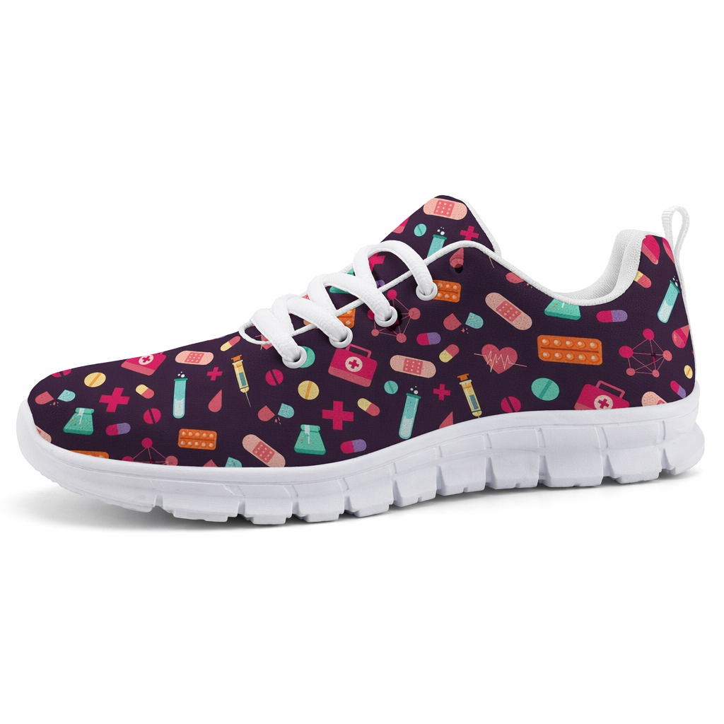 Bold Purple Sneakers Inspired by Medicine for Adventurous Runs 5