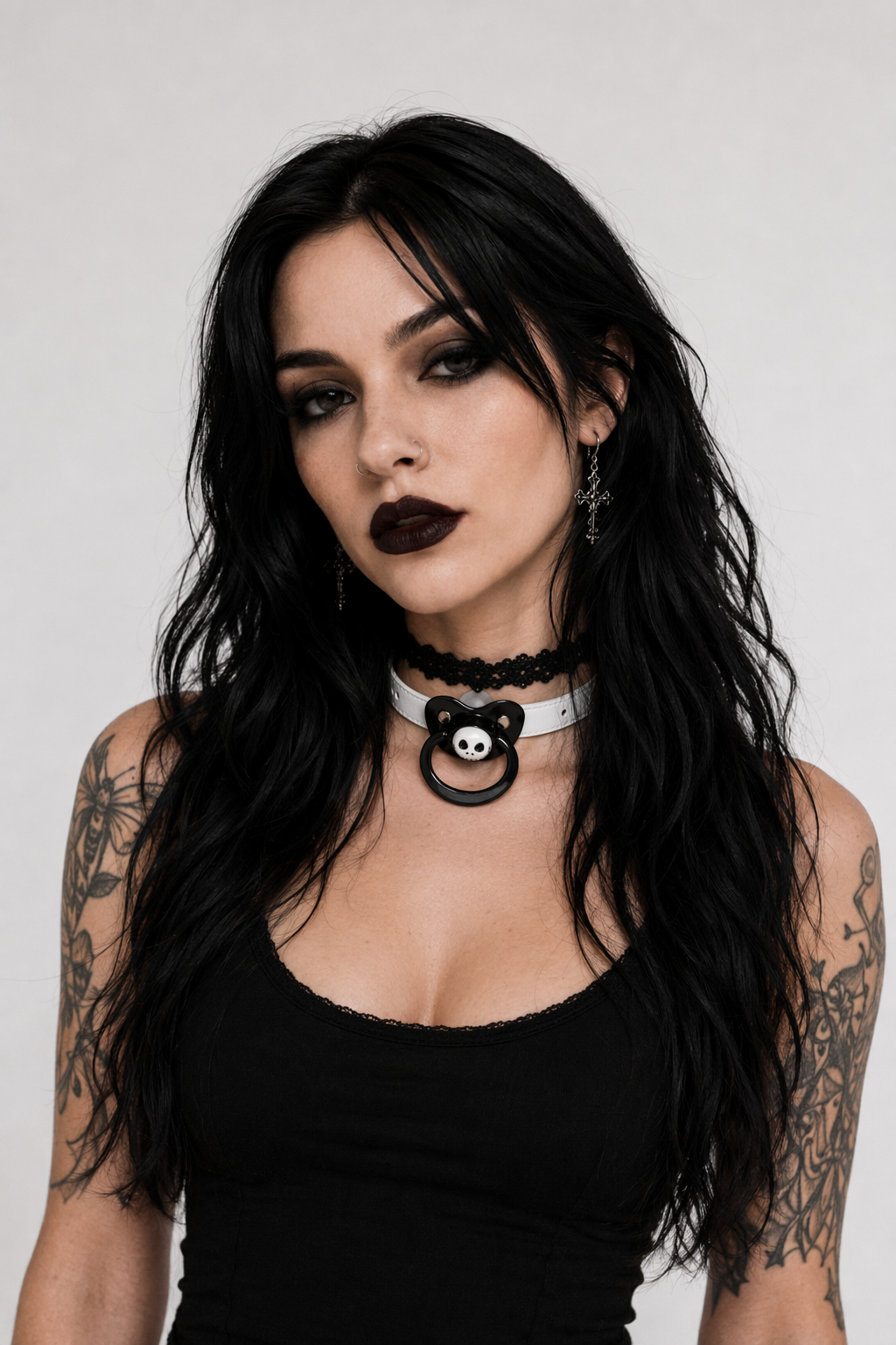 Cute Pacifier Choker Necklace in Various Adorable Designs Jack Skellington