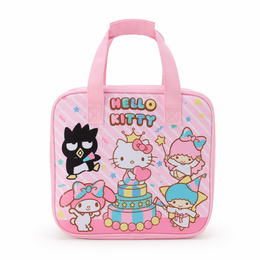 Adorable Sanrio Square Lunch Bags in Pastel Colors Melody Collage