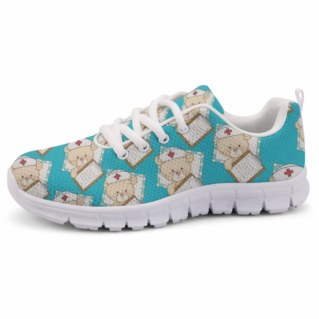 Kawaii Medical Bear Running Shoes in Candy Colors 8