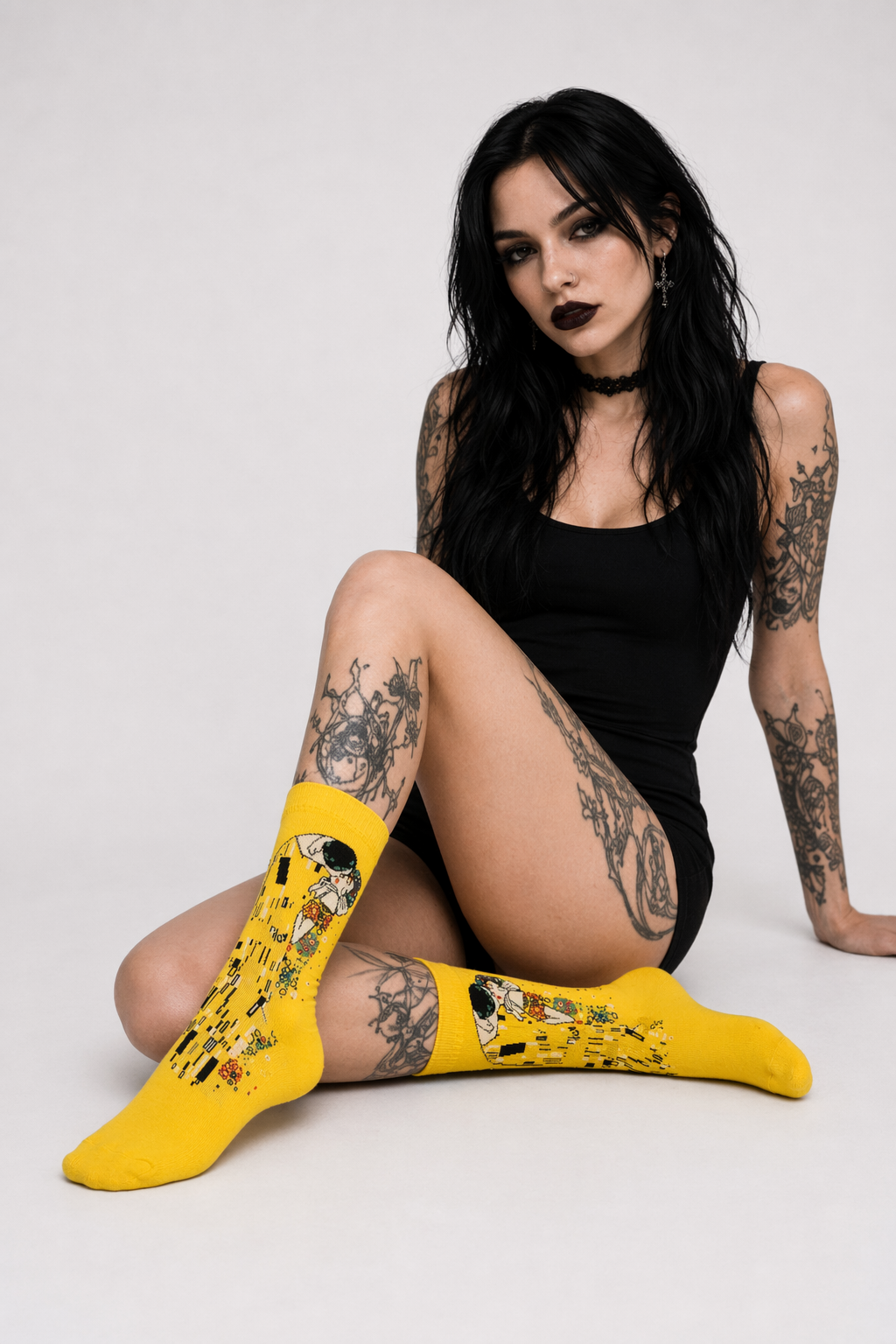 Cozy Knit Socks Featuring Vintage Artwork by Famous Artists 14