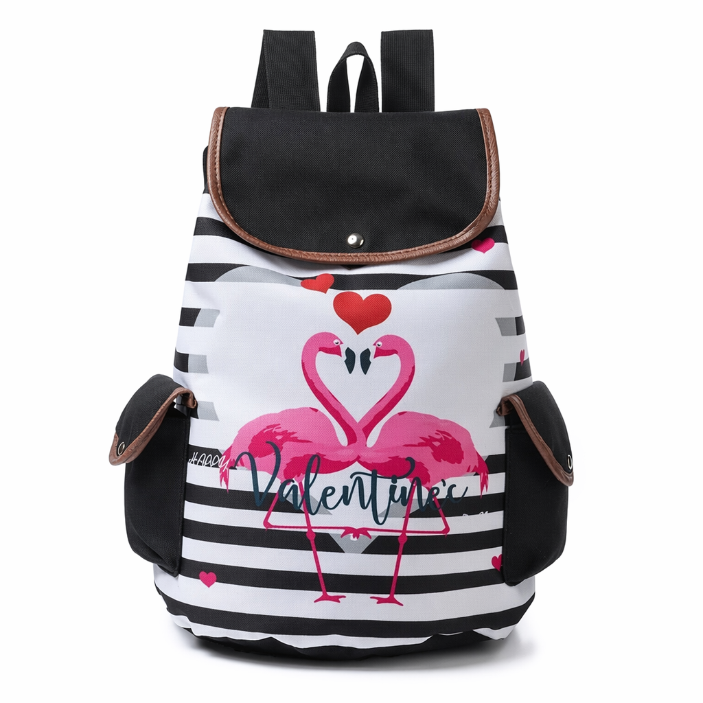 Kawaii Unicorn Backpack with Adjustable Straps and Durable Design Flamingo
