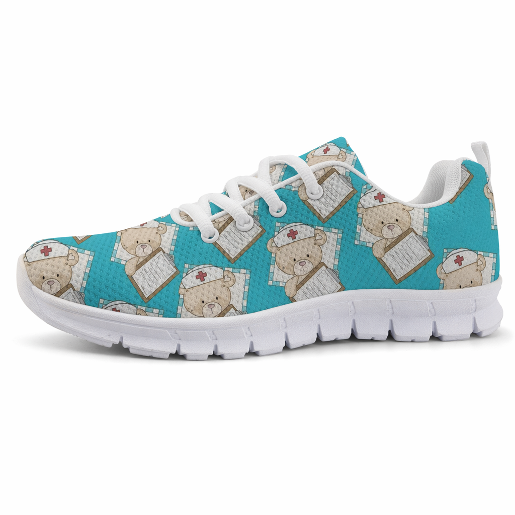 Kawaii Medical Bear Running Shoes in Candy Colors 10