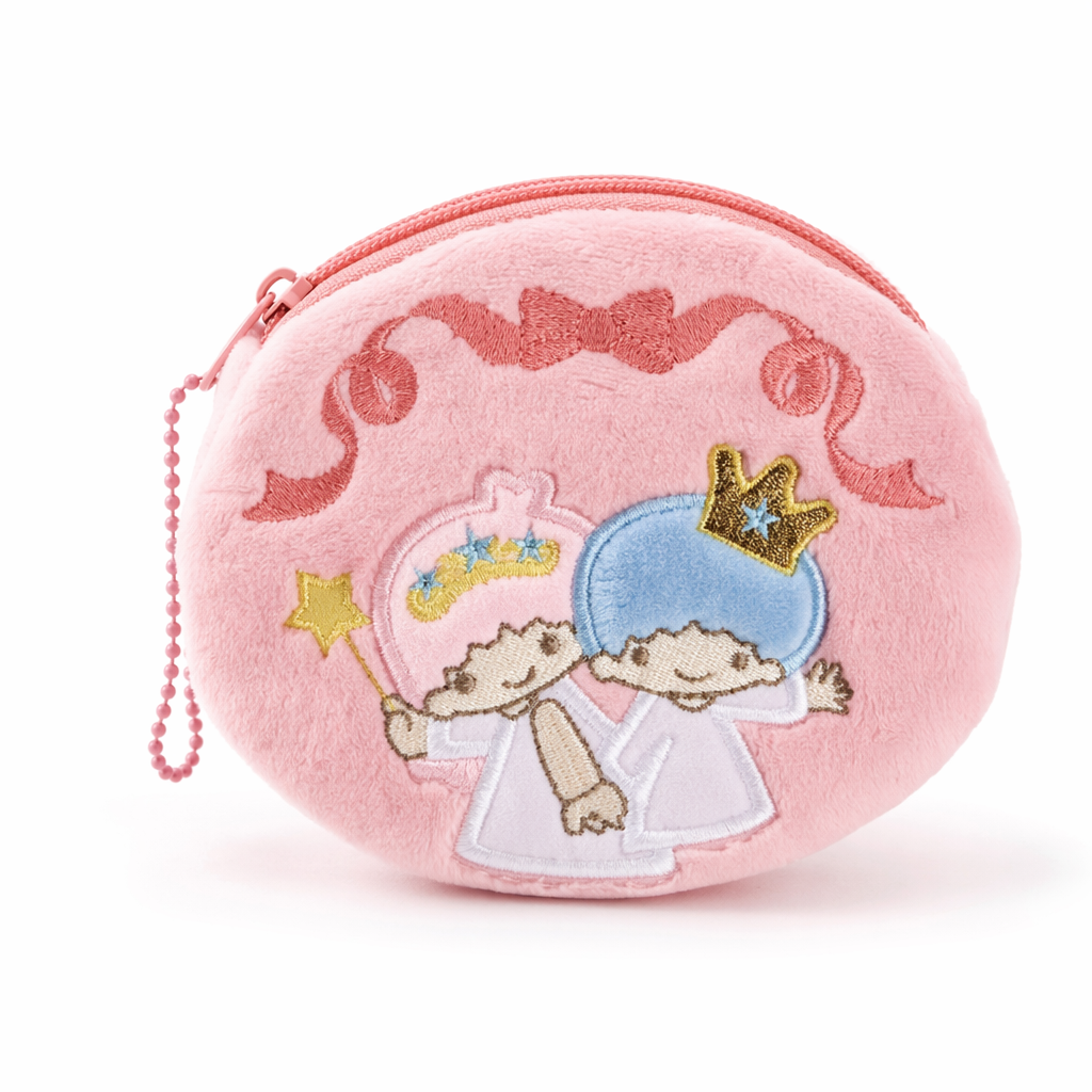 Cute Character Zippered Coin Pouches for a Fun and Soft Touch D