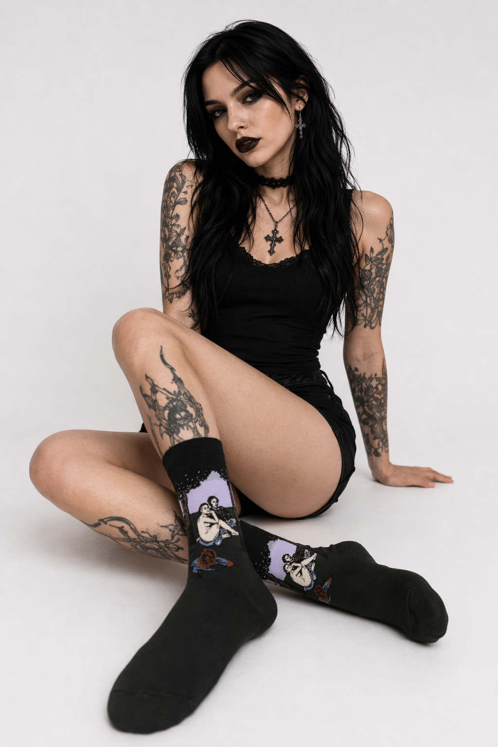 Cozy Knit Socks Featuring Vintage Artwork by Famous Artists 6