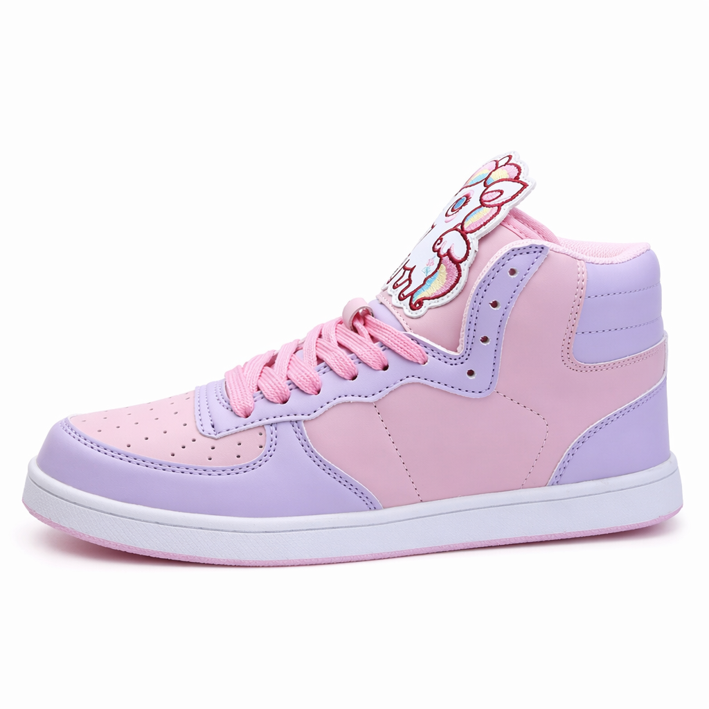 Fairy Kei Rainbow Unicorn Hi Tops for Comfort and Kawaii Style 4