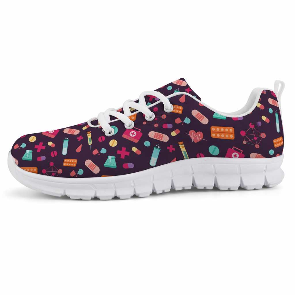 Bold Purple Sneakers Inspired by Medicine for Adventurous Runs 10