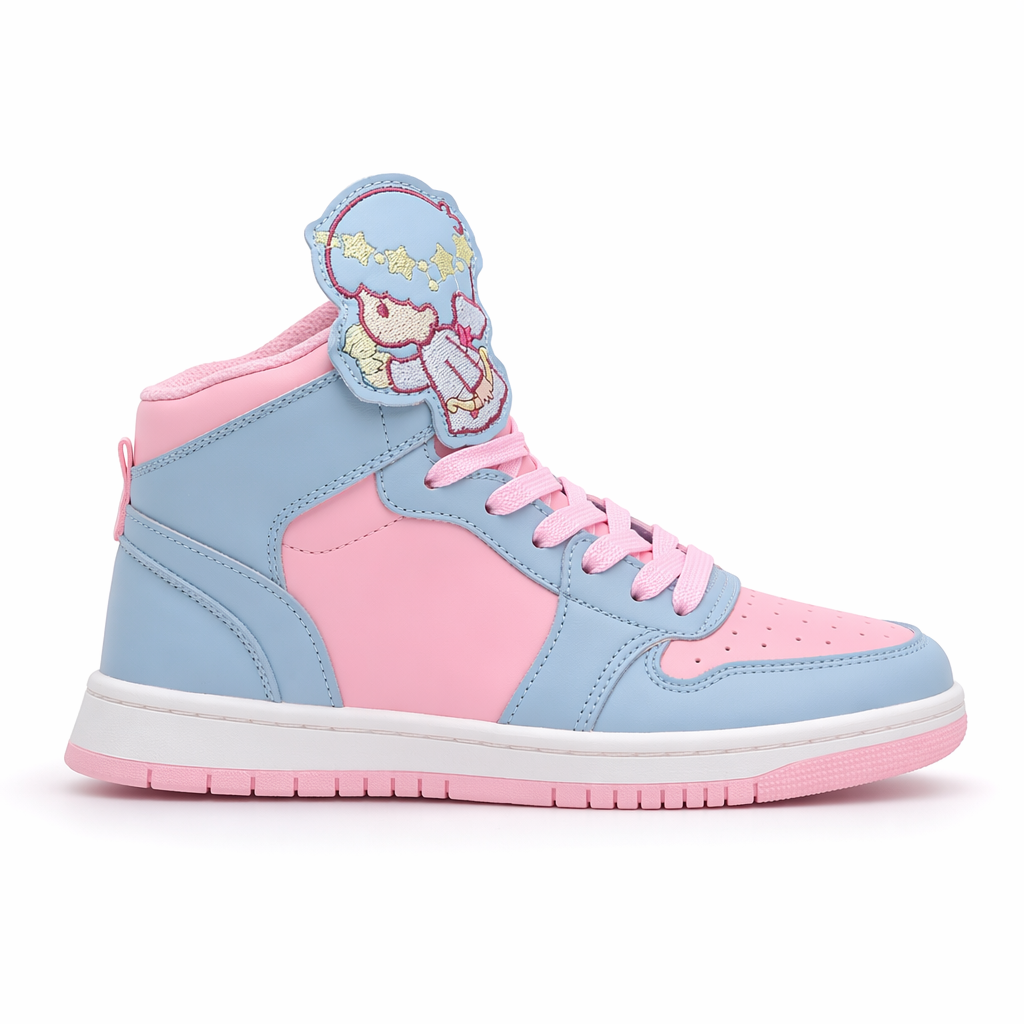 Pastel High Top Sneakers for Fairy-kei and Sweet Lolita Styles 4