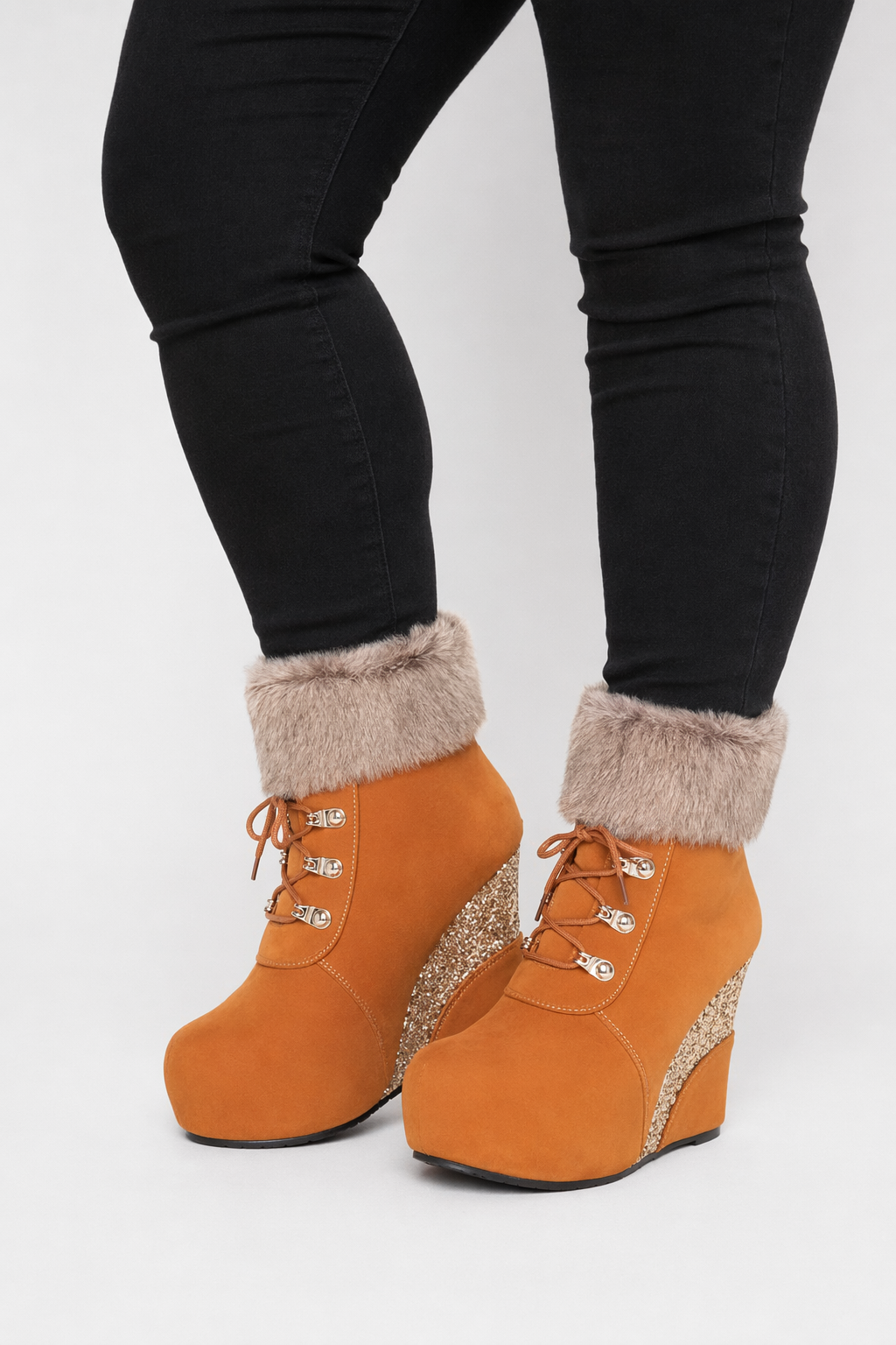 Cruelty-Free Wedge Booties for Your Winter Wardrobe Org Instock Yellow
