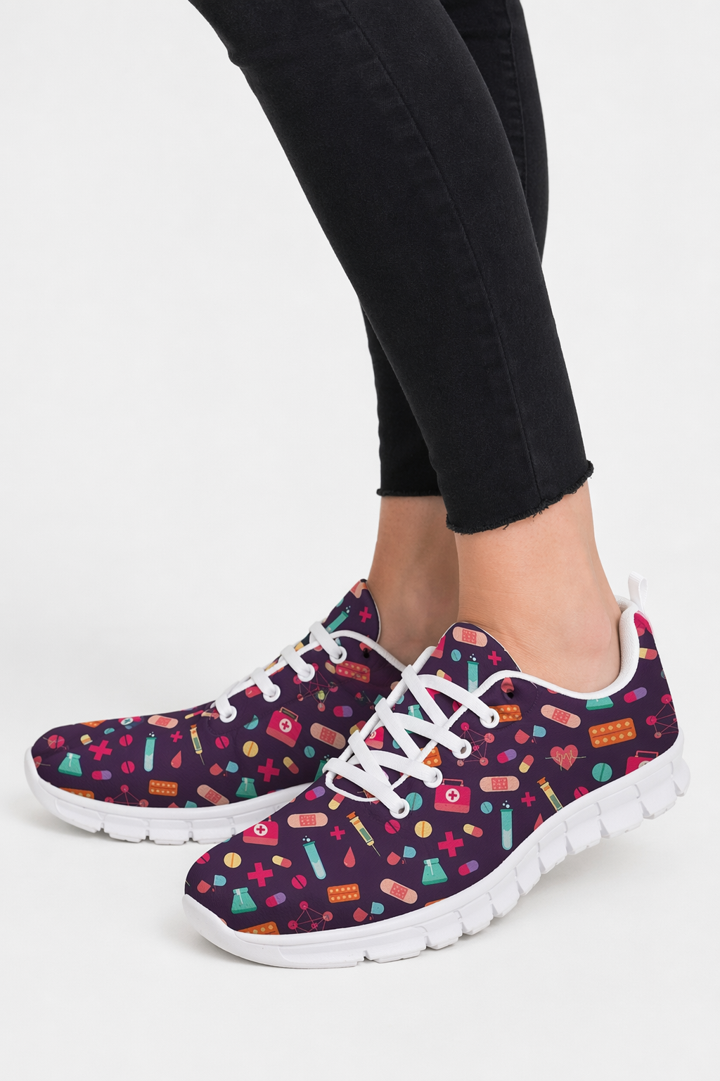 Bold Purple Sneakers Inspired by Medicine for Adventurous Runs 10