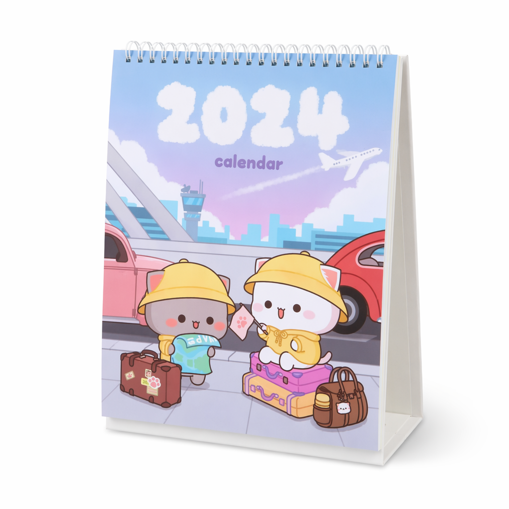 Limited Edition Peach & Goma 2024 Calendar with Exclusive Illustrations 1