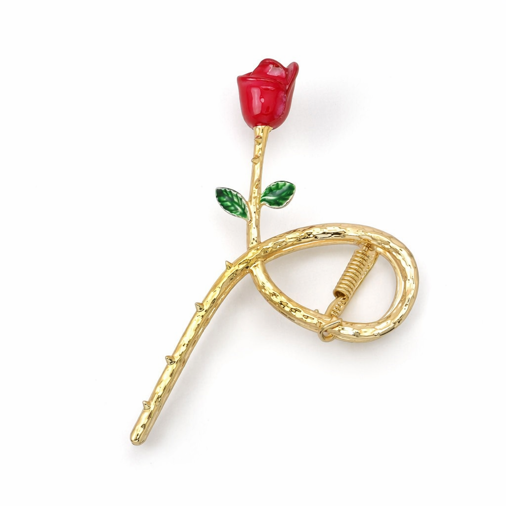 Dainty Floral Ceramic Hair Claw Clip for a Unique Style 23