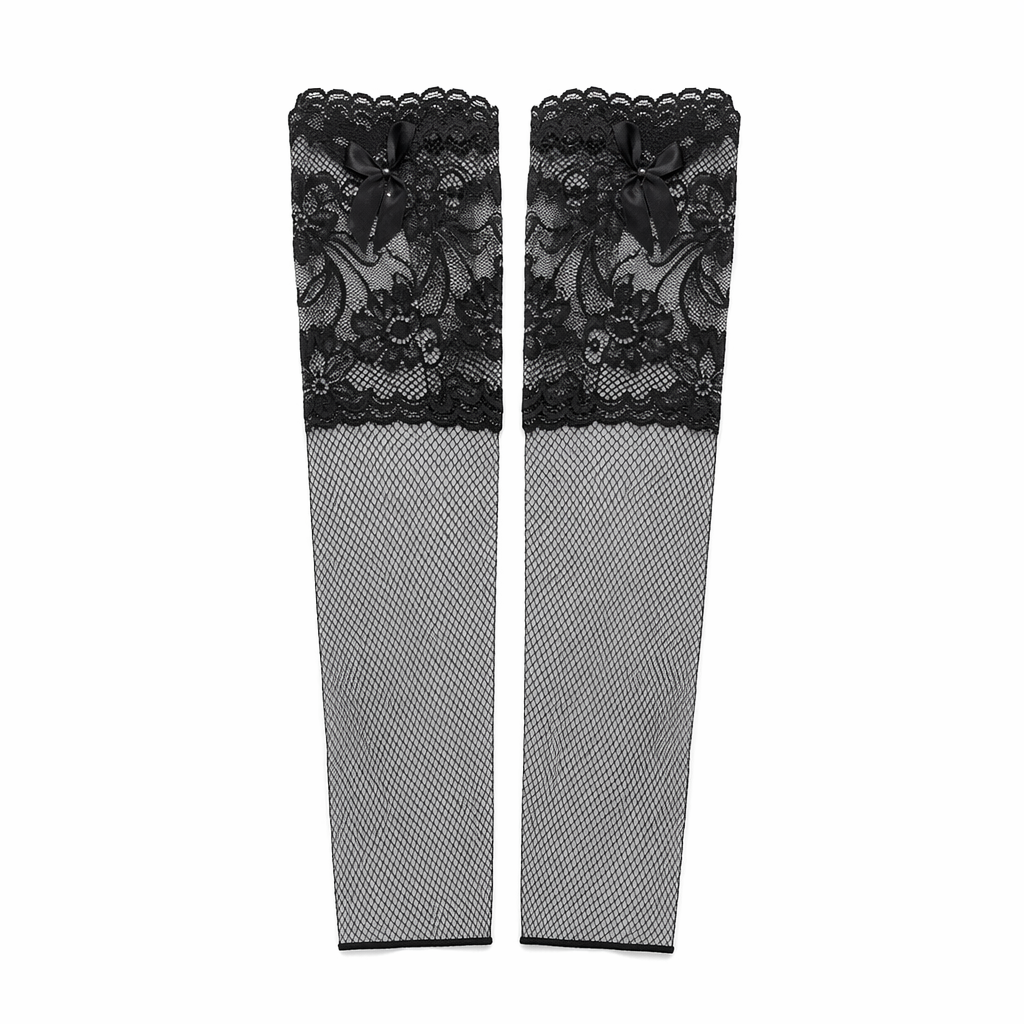Luxurious Thigh High Fishnet Stockings for Comfort and Durability Black