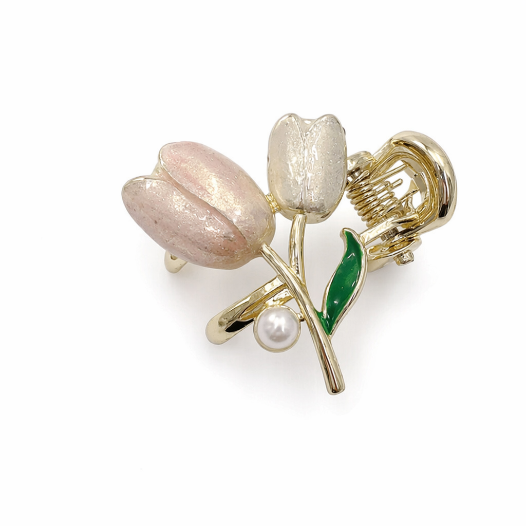 Dainty Floral Ceramic Hair Claw Clip for a Unique Style 27