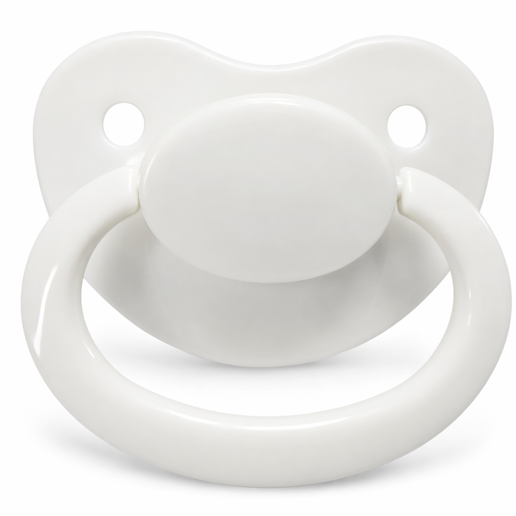 Cute Adult Pacifier for Kawaii Fashion Lovers White