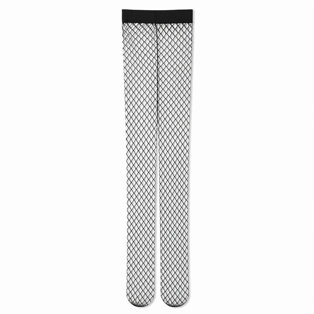 Luxurious Fishnet Stockings in High-Quality Stretchy Mesh Medium Holes