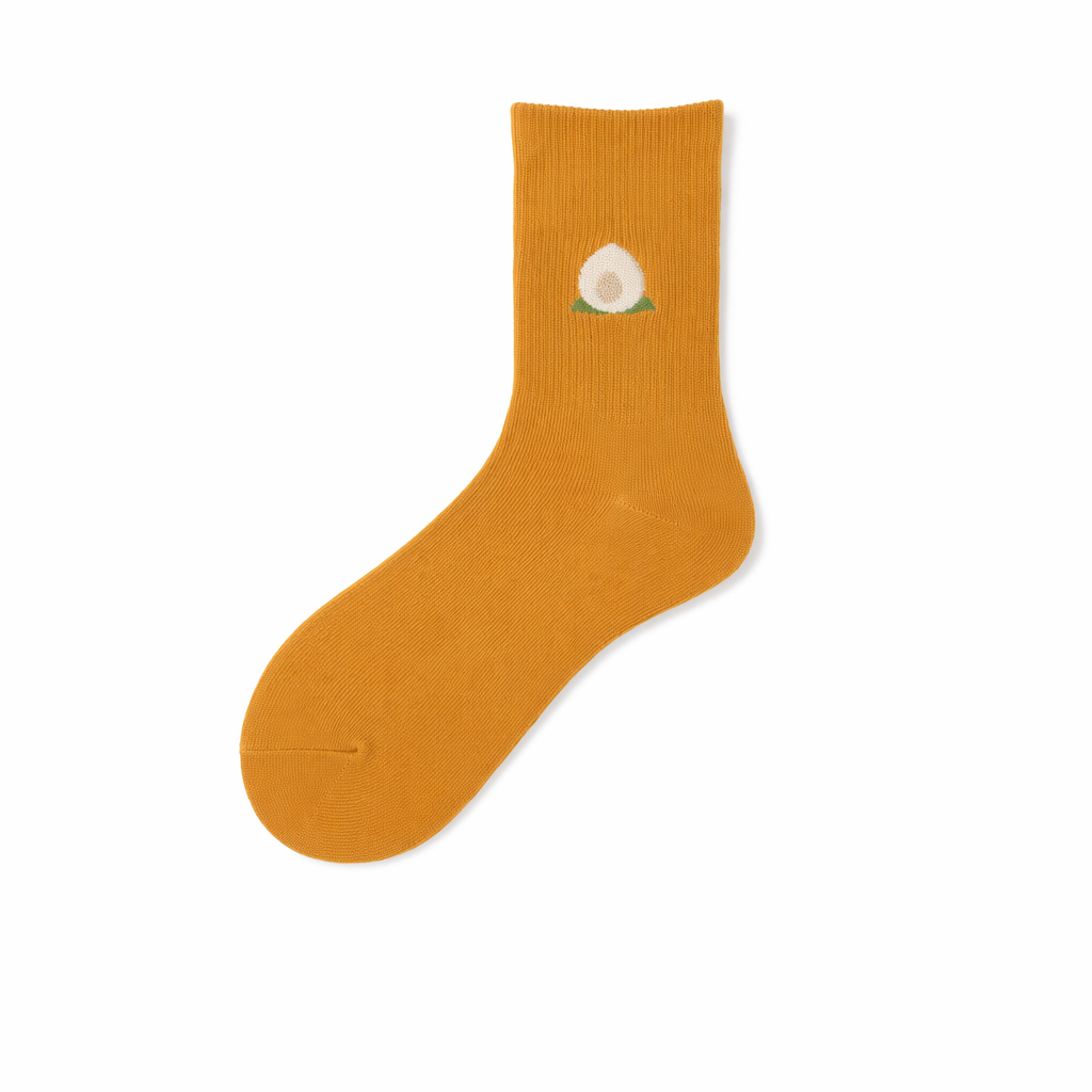 Adorable Kawaii Baby Dinosaur Socks for Cute Style Yellow Peach