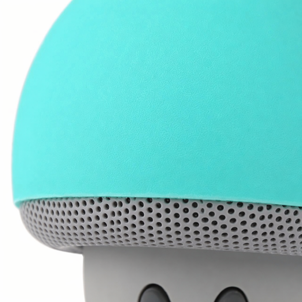 Portable Bluetooth Speaker with Suction Cup and Built-in Microphone Aqua