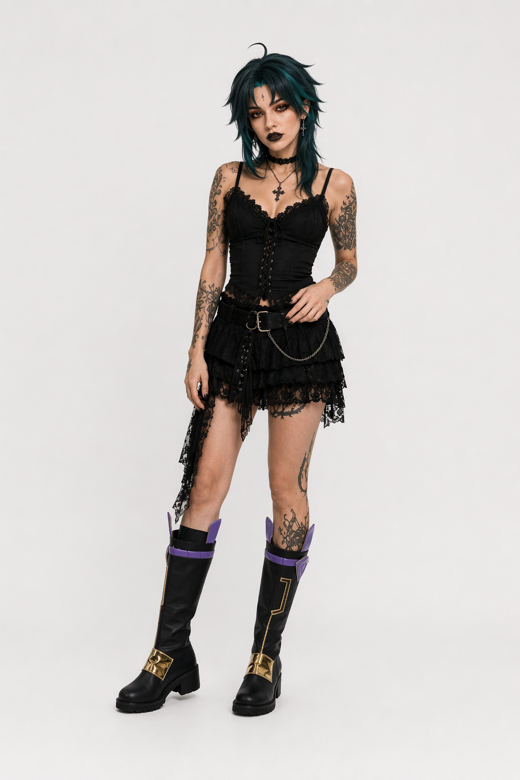 Genshin Impact Xiao Cosplay Costume 40
