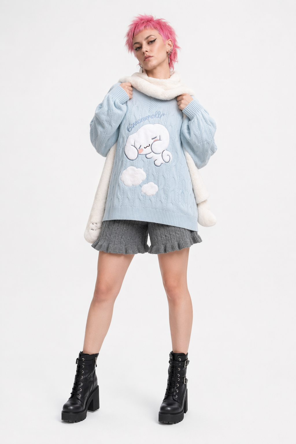 Sleepy Cinna Knit Sweater for Cozy Chilly Days S