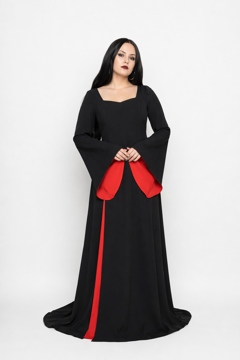 The Addams Family Morticia Wednesday Gomez Cosplay Costume Sets XXL