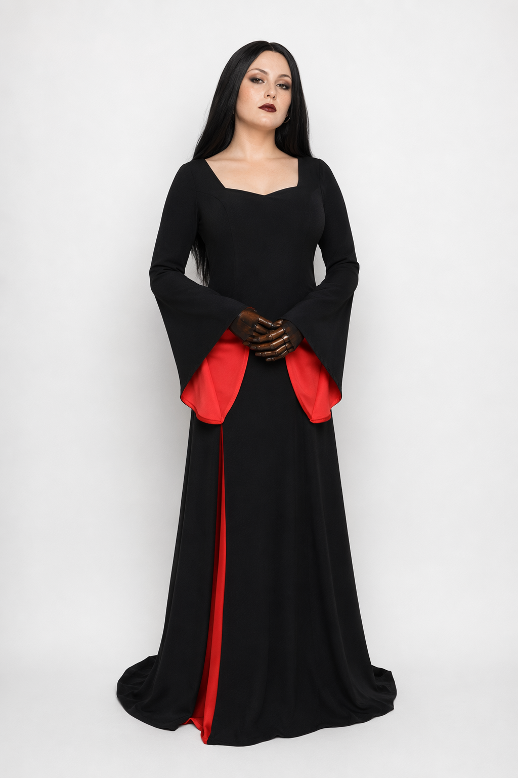 The Addams Family Morticia Wednesday Gomez Cosplay Costume Sets M