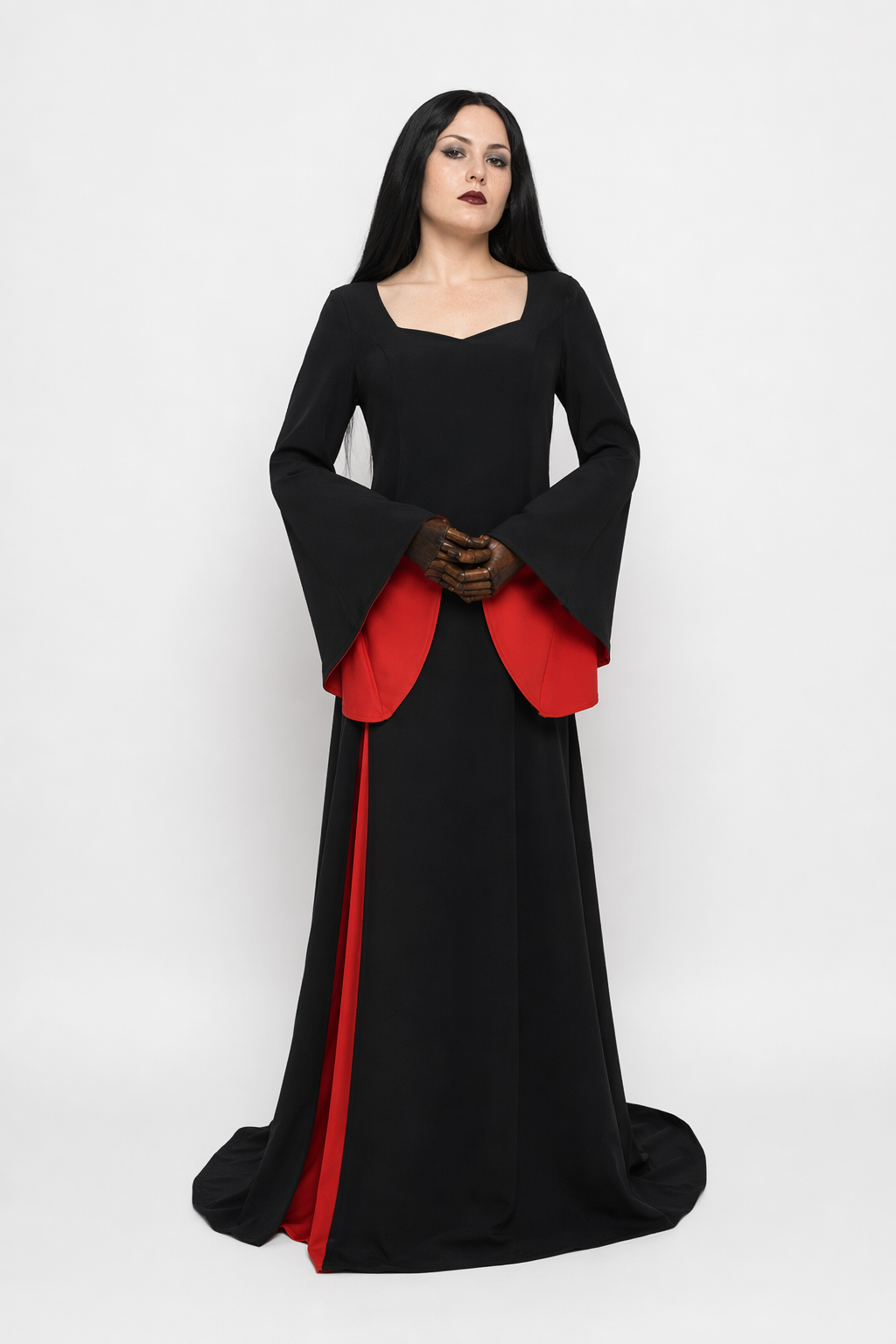 The Addams Family Morticia Wednesday Gomez Cosplay Costume Sets L