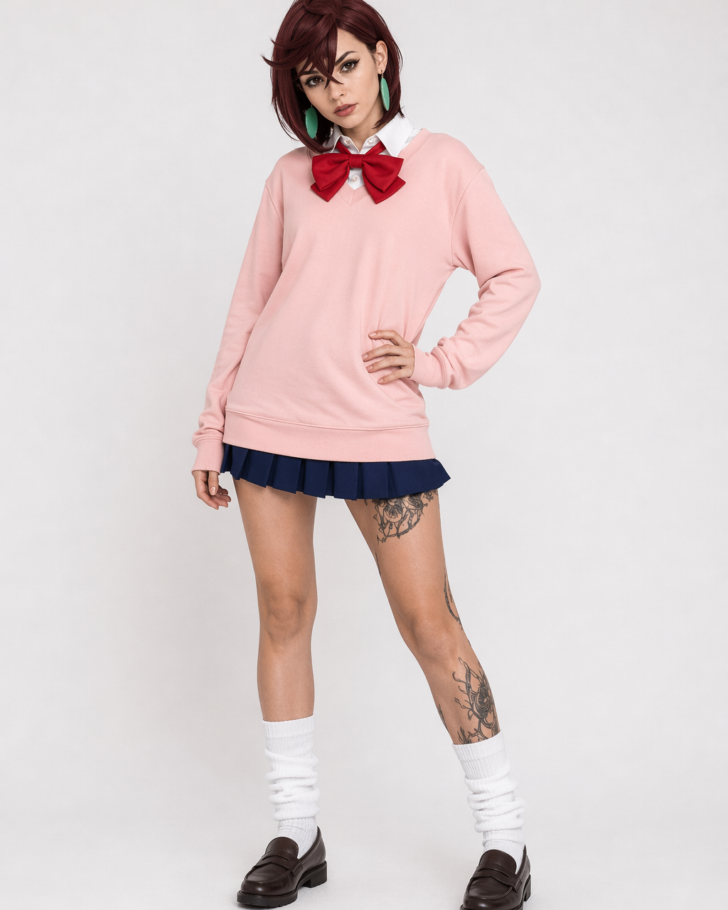 Dandadan Ken Takakura, Momo Ayase, Aira Shiratori Cosplay Uniform Set L