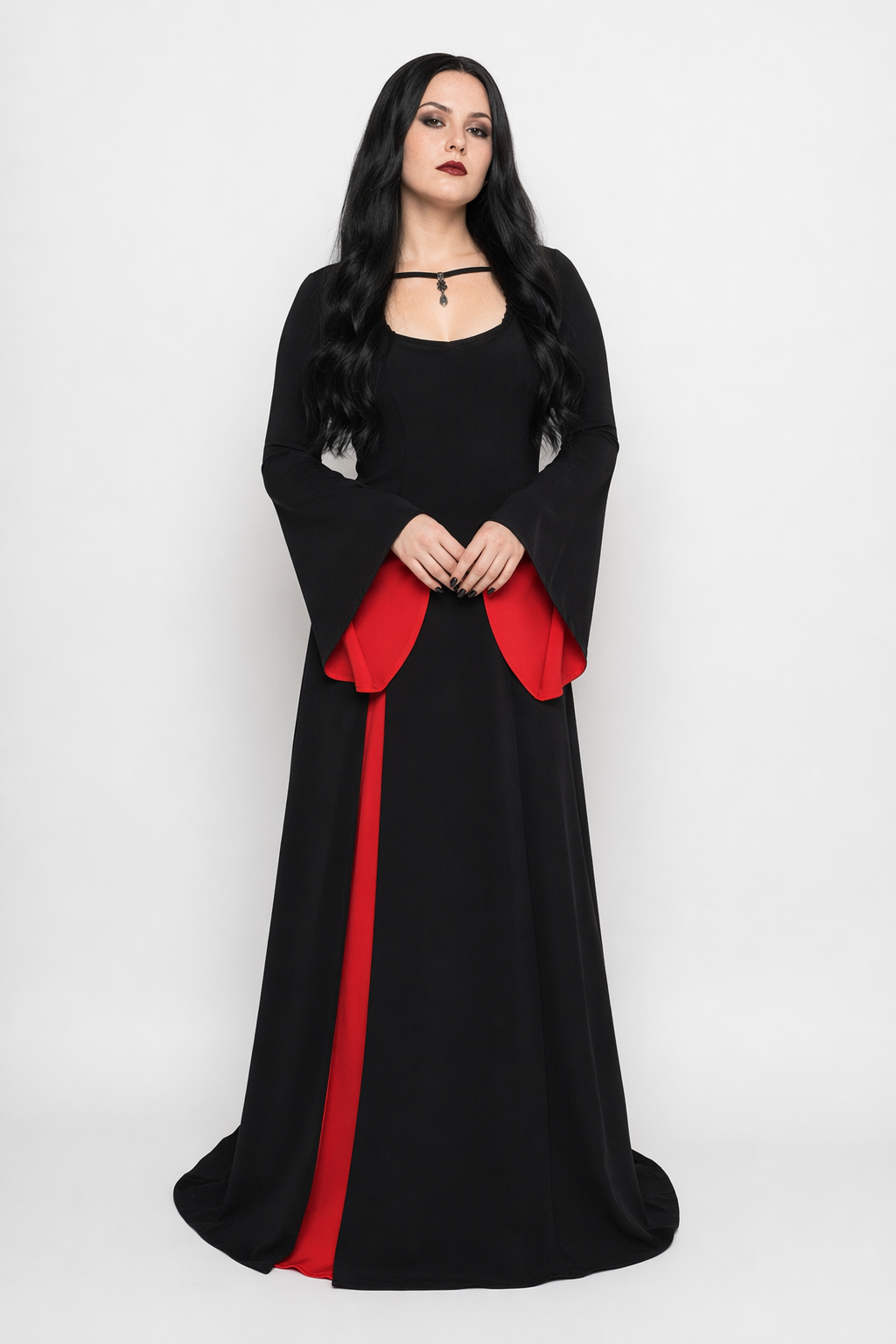 The Addams Family Morticia Wednesday Gomez Cosplay Costume Sets XL