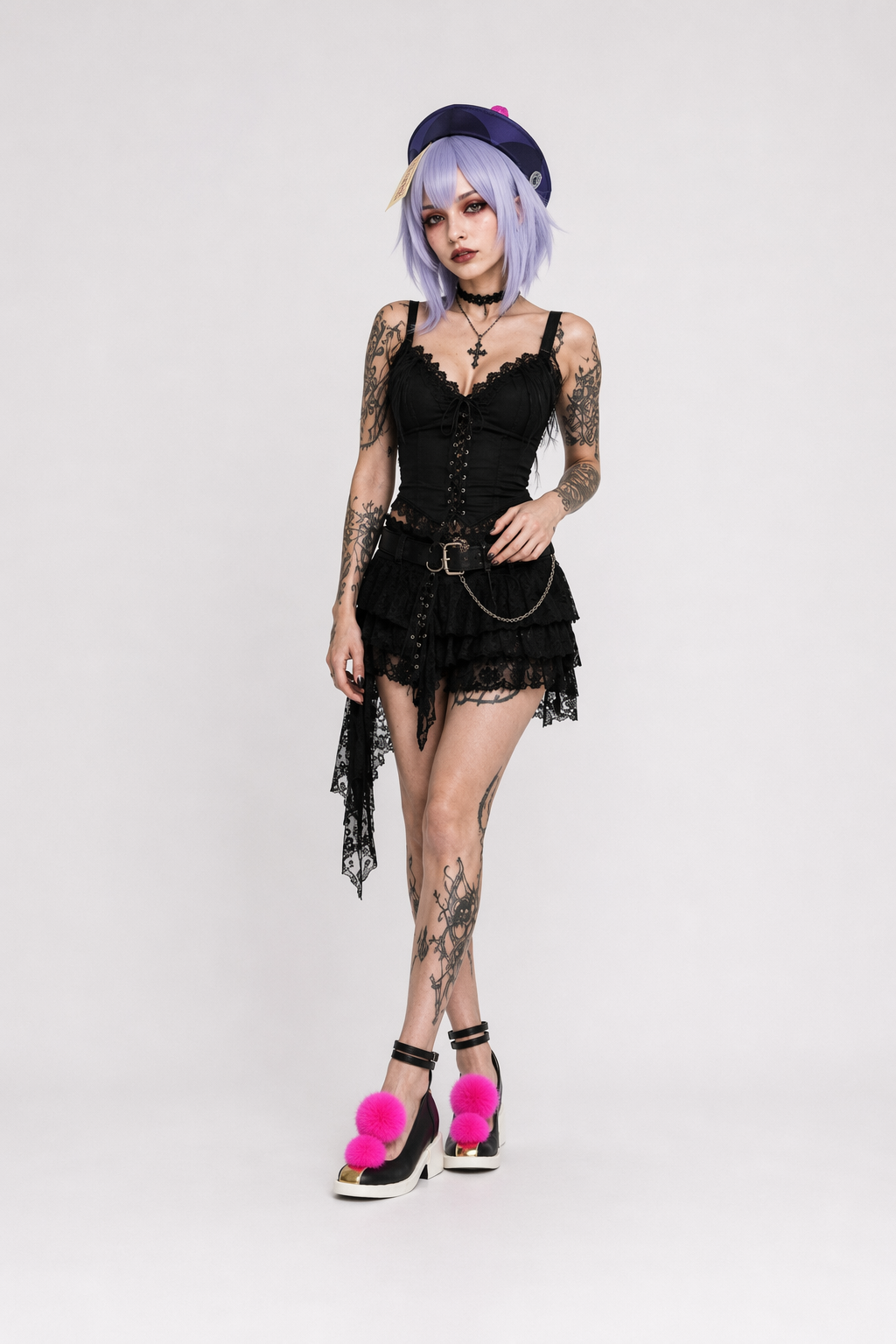 Genshin Impact Qiqi Cosplay Costume 37