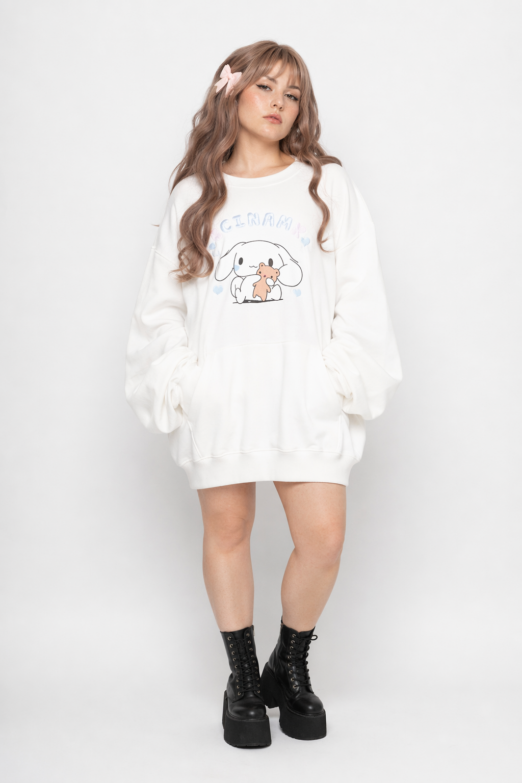 Oversized Cozy Cinna Hoodie for Cute Fashion Lovers XL