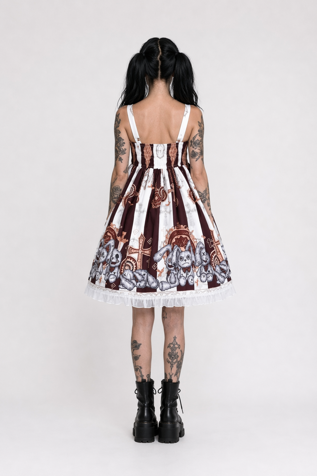 Gothic Inspired Lolita Dress for Kawaii Princesses White