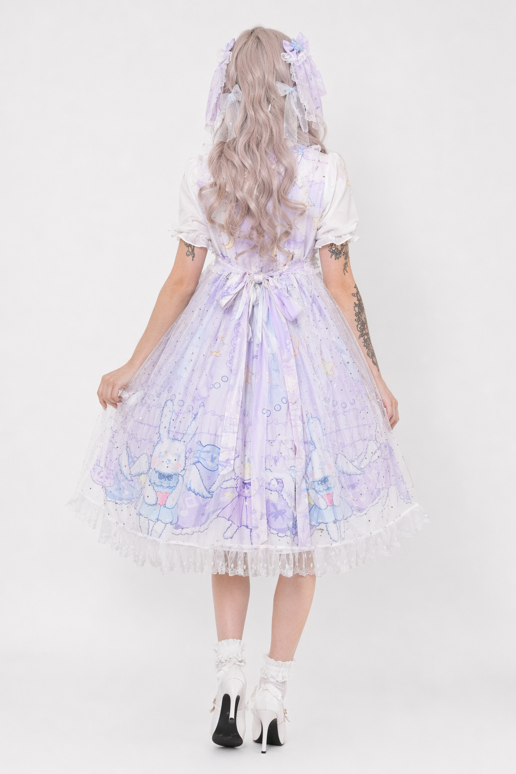 Lavender Bunny Lolita Dress for Kawaii Princesses and Dance Lovers Default