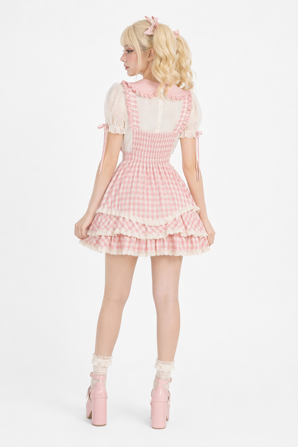 Serendipity Bunny Outfit with Suspender Dress for Kawaii Style Only Dress