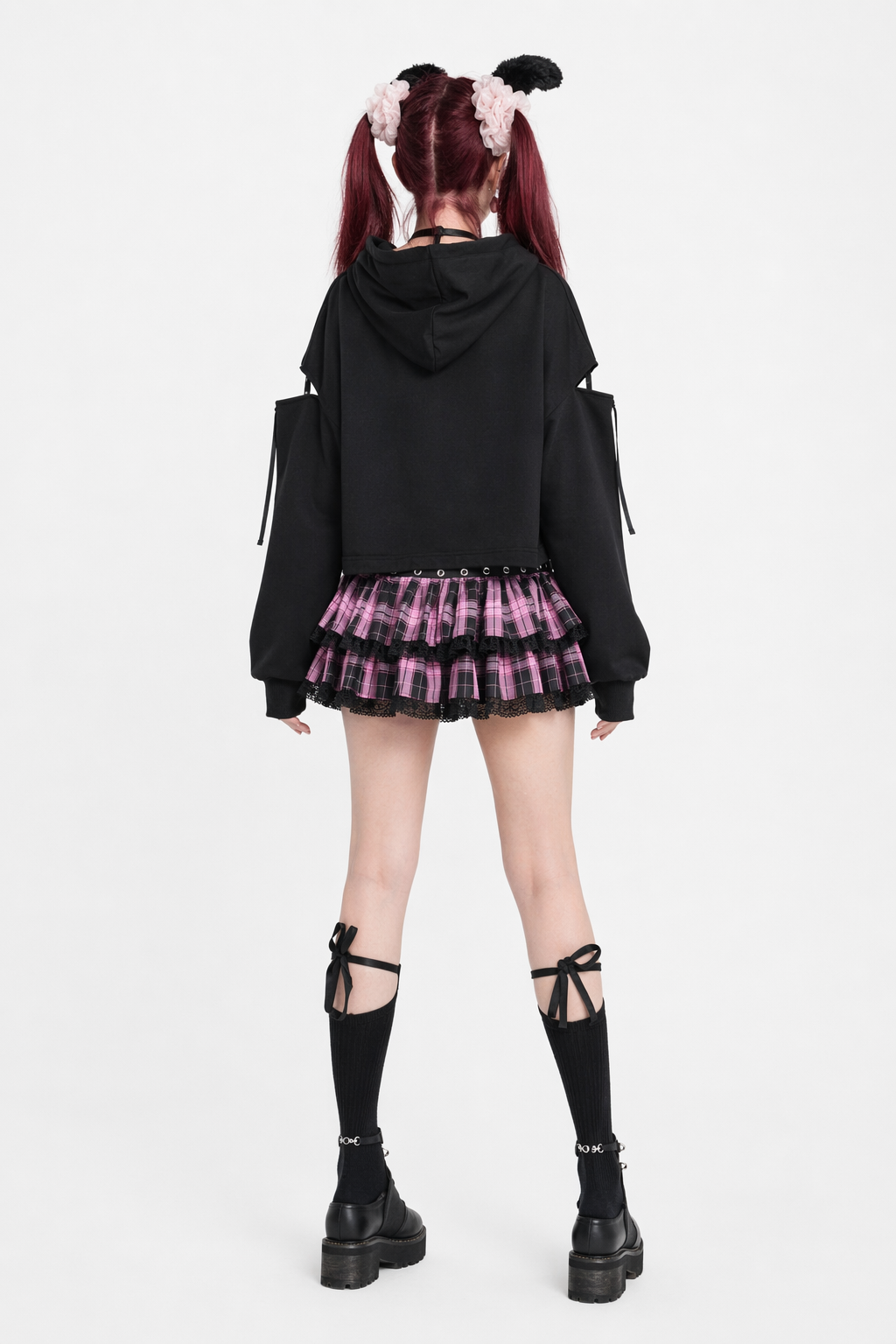 Pastel Goth I'll End You Chainsaw Bunny Hoodie for Year-Round Wear XXL