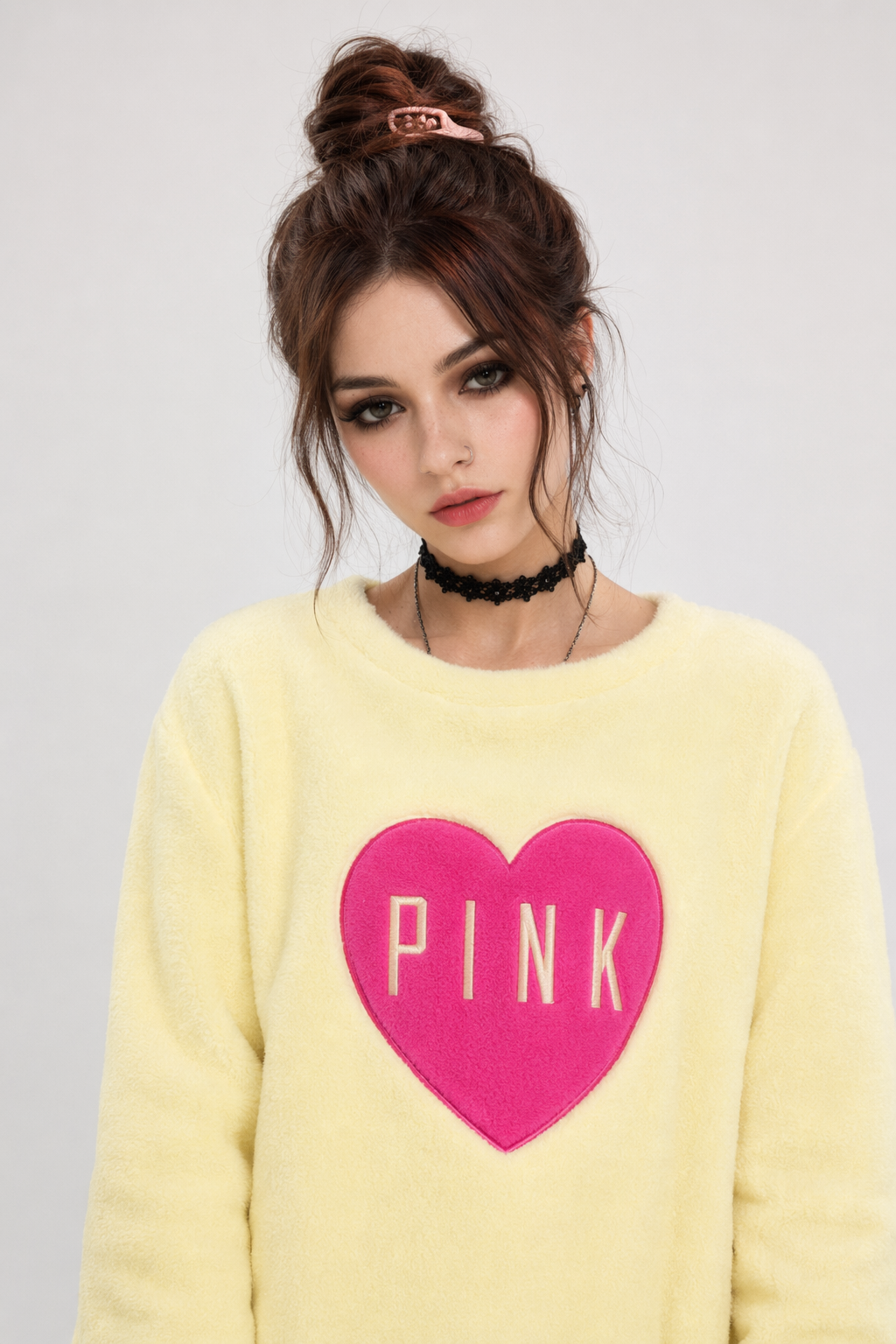 Adorable Fuzzy Pajama Sets for a Cozy Kawaii Look Yellow Heat