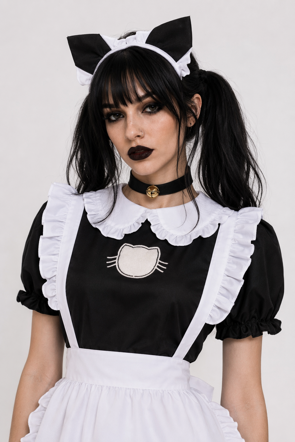 Sweet Maid Cafe Cosplay Outfit with 82cm Length for Cute Neko Coord S