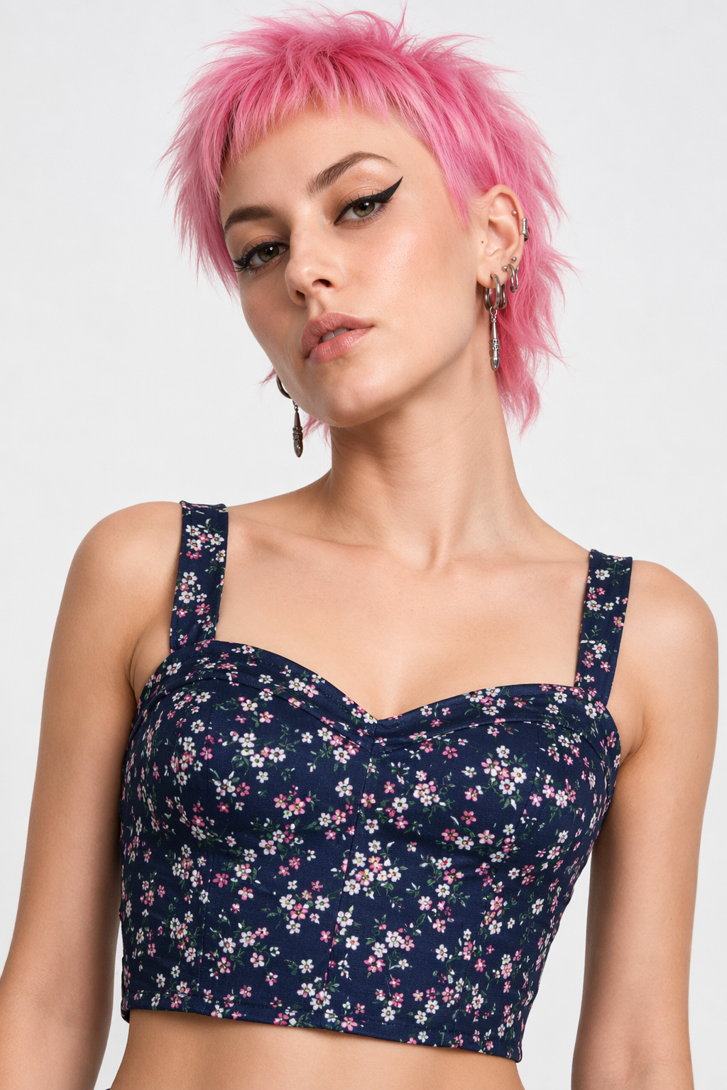 Classy Summer Crop Top Camisole with Built-In Support 8
