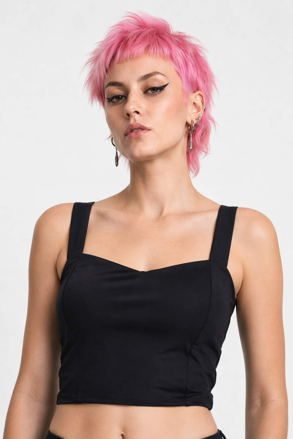 Classy Summer Crop Top Camisole with Built-In Support 21