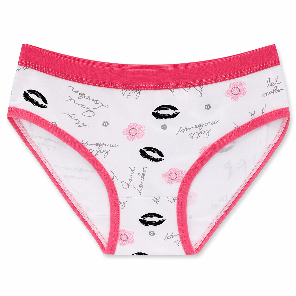 Classic Fit Panties in Adorable Patterns and Youthful Styles Kisses