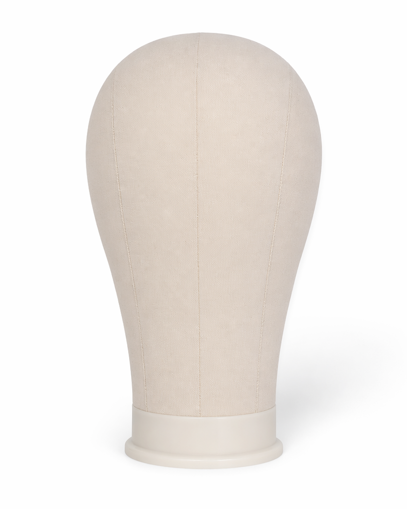Canvas mannequin wig head 21 inches