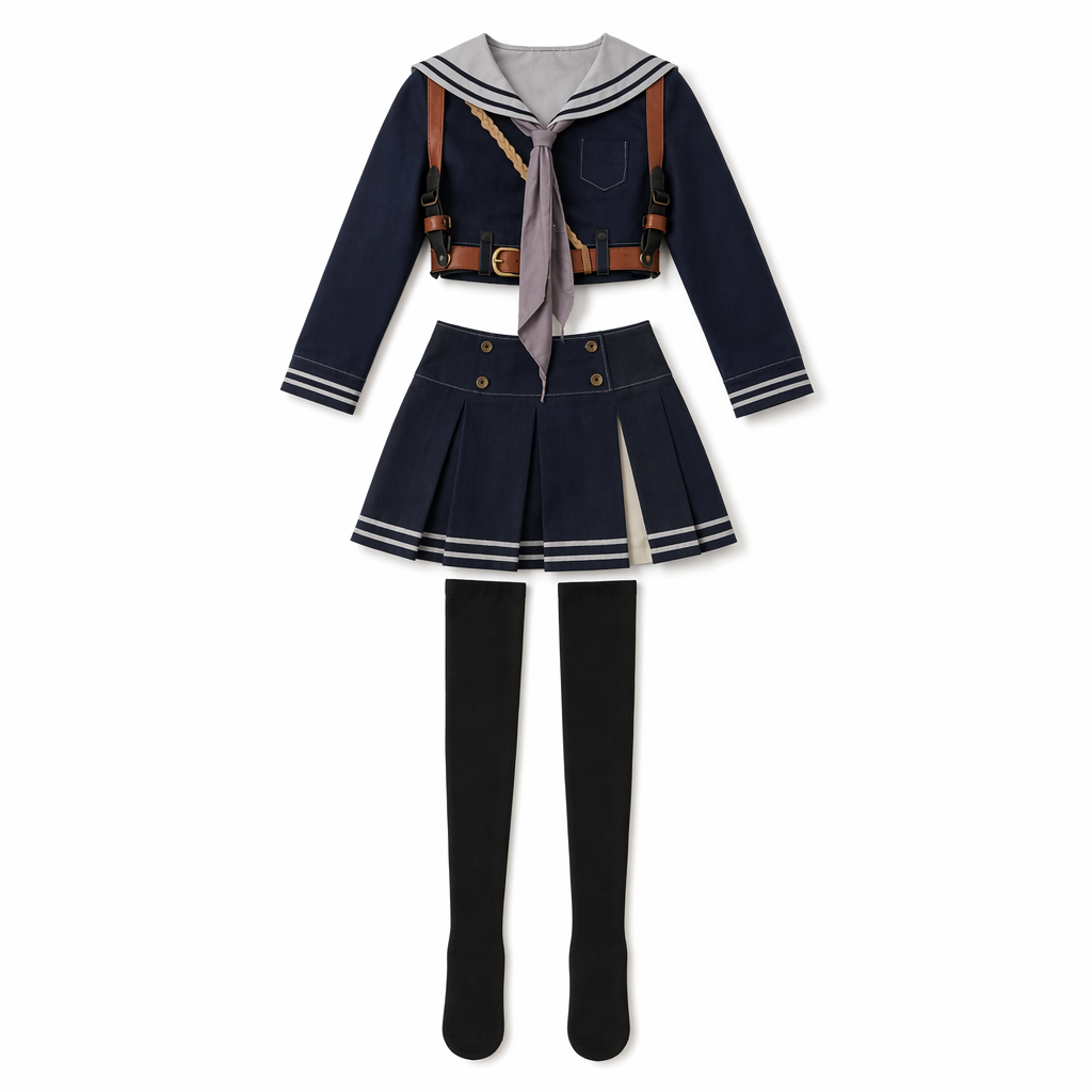 Emily Browning Cosplay Costume Baby Doll Outfit L
