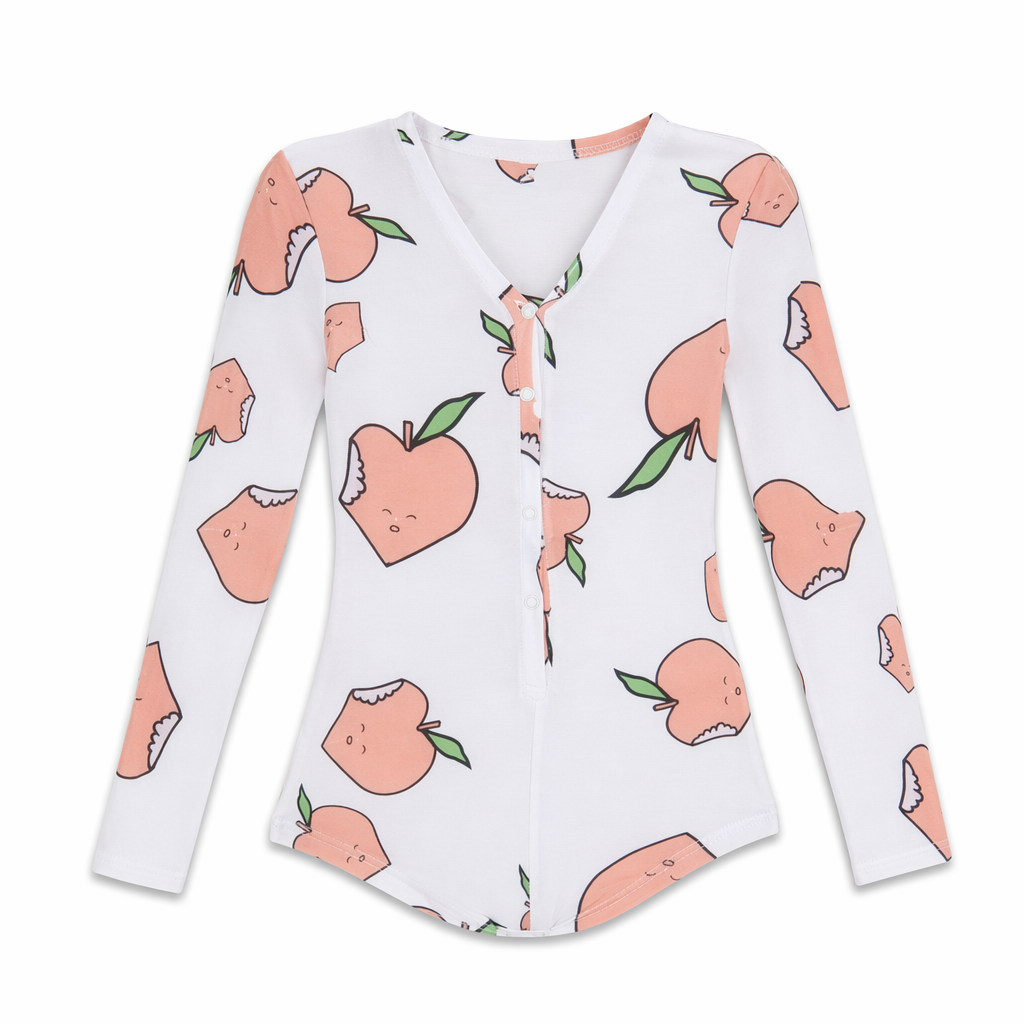 Peachy Babe Onesie in New Condition Available Now Org In Stock Peach