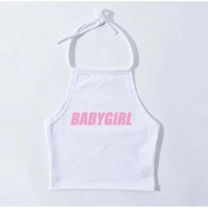 Adorable Baby Girl Spaghetti Strap Halter Top for Summer - Cosparty