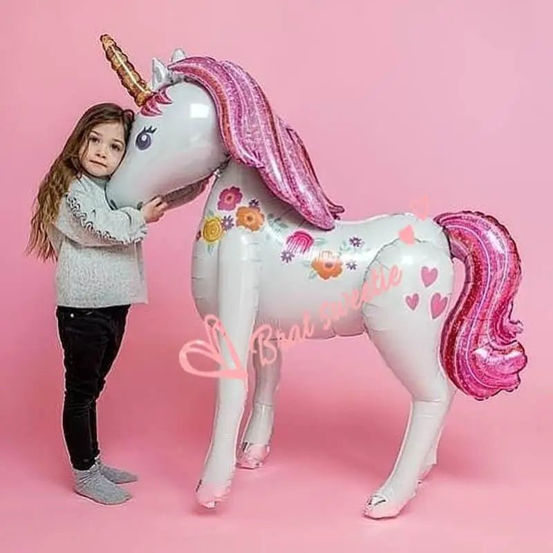 Adorable Blow Up Unicorn Balloon for Celebrations and Decor - Cosparty