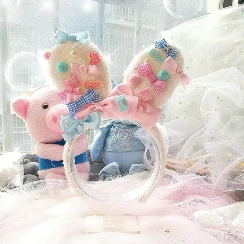 Adorable Bunny Ear Headband for Kawaii and Fairy - Kei Fans - Cosparty